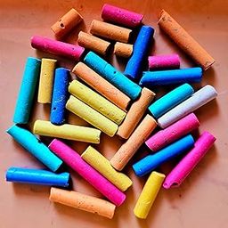 SSKR Multi Colored Chalk Pieces Tukda/Crumbs for Rangoli Floor Designs - 200 Grams-image-53