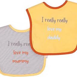 Mi Arcus Feeding, Drool Bibs for Baby Boys, Girls, Newborns, and Toddlers,3-6 Months,Polycotton,Gifting/Pack of 2-image-86