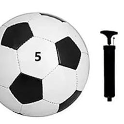 PlayZoo Football with Needle | Durable & Long-Lasting Football for Matches, Training & Recreational Play Surfaces (Material-Rugby)-image-35