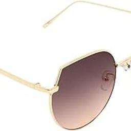 Women Brown Lens Full Rim Round Metal UV 400 sunglasses-MTV-222-image-21