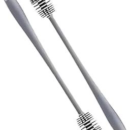 Silicone Bottle Cleaning Brush,Pack of 2, Grey-11