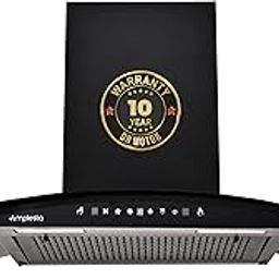 Amplesta Stella 90CM Chimney for Kitchen Auto Cleaning 1350 m3/hr Curved Wall Mounted Kitchen Chimney for Home, Filterless Two Way Suction Auto Clean, Touch & Gesture Control (Stella MS A C FL 90 BK)-image-56