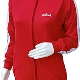 Tracksuit for Women (Winter Season) (Red) (Medium)-image-23