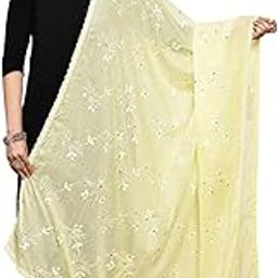 Women Cotton Embroidery Dupatta (KD-654-657)-image-101
