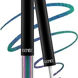 RENEE Holographic Liquid Eyeliner - Peacock, Smudge-Proof & Long-Lasting, Easy Glide & Quick-Drying Formula with Monochrome Effect, Intense Color Pay-Off-48