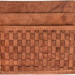 Hand-Knitted Four Slot Leather Wallet – Pack of 2 | Premium Genuine Leather | Straight & Criss-Cross Stitch Design | Slim Minimalist Card Holder for Men & Women | Stylish, Durable & Compact-image-24