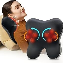 Lnoyui Neck Massager for Pain Relief Deep Tissue-Shiatsu Neck and Back Massager, Massagers for Neck and Back with Heat, Gifts for Women, Neck Massager Gifts for Mom-image-38