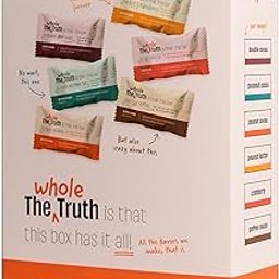The Whole Truth - Protein Bars | All-in-One | Pack of 6 x 52 g each | No Added Sugar | No Preservatives | No Artificial Sweeteners | No Gluten or Soy | All Natural Ingredients | Six Different Flavours-image-18