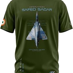 OP SAFED Sagar TRIBUTO Printed Cotton T-Shirt | Half Sleeve | Regular Fit | Zero Shrinkage | Round Neck | Black-image-14