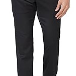 Men Mid Rise Slim Fit Solid Pattern Poly Viscose Blend Flat Front Formal Trouser-picture-16