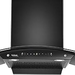Hindware Smart Appliances | Sancia 90 cm Chimney | 1200 CMH | Curved Glass | Auto Clean | Filterless | Touch Control, Motion Sensor | 5 Yrs Warranty on Motor & 2 Yrs on Product (Black)-image-9
