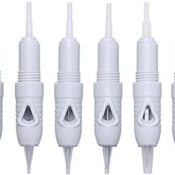 AJICA PMU Permanent Micro-blading Semi-Permanent Makeup 1P I 3P | 5P | 7 P | 3F | 5F | 7F Needles Eyebrow Tattoo Permanent Makeup Pen Needle Cartridge for Eyeliner Pack of 20 (1 Prong Needle)-picture-35