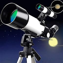 Overa Telescope for Kids Adults Astronomy Beginners, 150X HD Refractor for Astronomy, 70mm Telescope with Tripod, Phone Adapter, Wire Shutter, Moon Filter, Outdoor.-picture-21