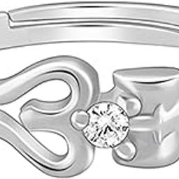 925 Silver Om Shiva Ring for Him, Adjustable, Fixed Size,Indian | Gifts for Men and Boys| With Certificate of Authenticity and 925 Stamp | 6 Months Warranty-image-56