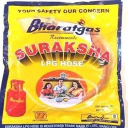 Quality Products BHARATGAS Rubber Steel Wire Reinforced L.P.G. Safety Gas Pipe Hose Pipe ISI and ISO Certified, 1.5M (Red)-image-40