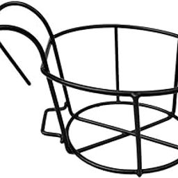 MERISHOPP Metal Plants Flowerpot Hanging Basket Holder Iron Art Pot Vase Bracket| Indoor Plant Pot | Balcony Hanging Basket | Flower Pot-image-25