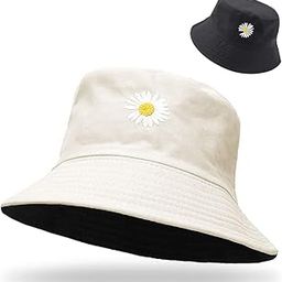 Women Bucket Hat Foldable Cotton Sun Beach Hat Fisherman Hat Casual Outdoor Cap Lovely Bomber Hats For Women Men Boy Girl, Multi-Colour, Free Size-image-76