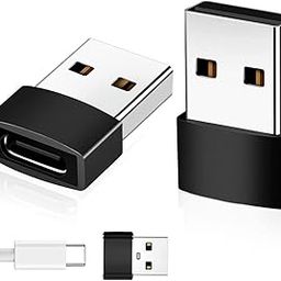 YellowCult Type-C Female to USB 2.0 Male Adapter (2 Pack), Lightweight & Sleek Design for MacBook Pro 2015/2013, MacBook Air 2017/2015, Laptops, Wall Chargers, Power Banks-30