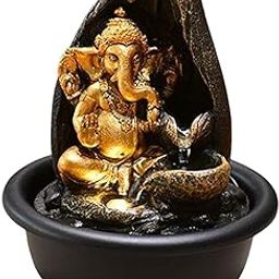 ARTISOUL® Tabletop Water Fountain Decorarive Buddha Figurine for Home Office Farmhouse Style B | Home Decor | Indoor Fountains-image-74