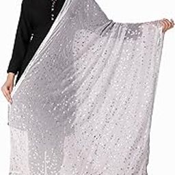 Women's Gold Printed Chiffon Dupatta (2.25 Meters)-image-46