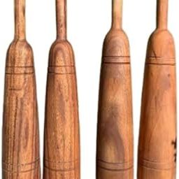 ISWings Sheesham Wooden Indian Mugdar, Clubs, Meel, Clubbell, Karla Kattai Mugdar Special Design (6)-image-34