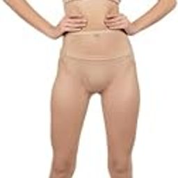 Women & Girls Nylon Ultra-Thin High-Leg Fishnet Pantyhose Stockings Tights (Black/Beige)-STK95-image-80