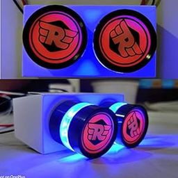 Gear UP Metallic Handle Bar End Dual Led Bike Turn Signal Indicator Light (Blue) for RE Classic 350-image-10
