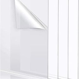 PRIBOX Acrylic Sheet Panel for Glass Paintings, 3MM Square Shape Clear Transparent DIY Project, Picture Framing, Paintings, DIY Art & Crafts - (4 Inches)(Pack of 15)-29