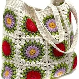 Handmade Crochet Handbag For Women And Girls | Handcrafted Handbags For Daily, Relaxed Fit Bag Office And Causal Use,Multicolour-image-79