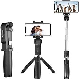Sturdy Extendable Selfie Stick Tripod Monopod Stand with Bluetooth Remote Clicker for Smart Phones-image-68