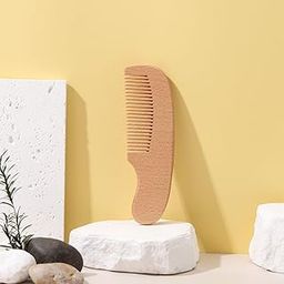 TONY STARK Baby Wood Comb for Infants, Wide Tooth Wooden Comb Newborn Baby Essentials, Non Static Bristles baby grooming comb-13