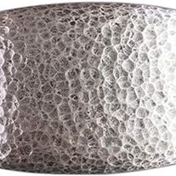 Vintage Silver Plated Hammer Forged Rectangle Belt Buckle Stock in US-image-90