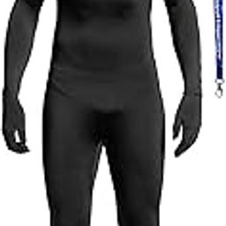 Unisex Lycra Spandex Stretch Adult Costume Zentai Disappearing Man Body Suit (XX-Large, Black)-picture-12
