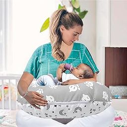 CUSTOMARY Adjustable Baby Breast Feeding Pillow, Nursing Pillow, Maternity Feeding Pillow-image-48