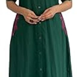 Women's Cotton Embroiderd Long A-Line Kurti with Palazzo-image-93