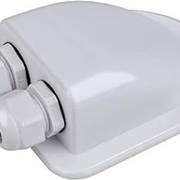 HQST Double Cable Entry Housing Mount Cable Waterproof ABS Gland Box for RV, Boats, Caravans, Marine-image-79