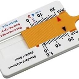 MERISHOPP 2xTyre Tread Depth Gauge Caliper Auto Motorcycle Caravan Trailer Wheel Measure|Home & Garden|Tools|Measuring & Layout Tools|Calipers-image-60