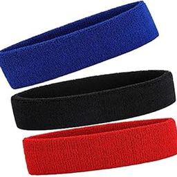 R LON Workout Fitness Head Band Combo for All Sports Like Cricket,Tennis,Hocky,Running,Gym Workout with Super Absorbent Free Size for Men & Women (Pack of 3)-image-32