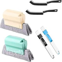 6Pcs Sliding Window Groove Cleaning Brush | Crevice Cleaner Tools | Quickly Clean All Window Slides and Gaps | Bathroom Gap Cleaning Brush,Dead Corner Multifuctional Brushes-picture-5