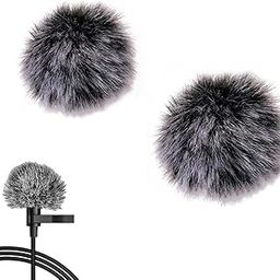 Furry Windscreen Compatible with Lapel Microphone,Outdoor Furry Windscreen Dead Cat for Most Lapel Mic (2pcs,5mm+10mm)-19