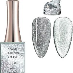 CANNI 16ml Gel Large Bottle Sparkle Diamond Cat Eye Series Gel nail polish shining color gel Soak off Varnish Need UV Light to Cure the VU Gel Polish C128-image-68