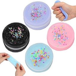 Squishy Toys, 4-Pack Biscuit Taba Squishy Toy, Stress Relief Toys, Cute Cookie Stress Relief Toys Adults & Kids, Soft TPR Squeeze Ball Toys Suitable for Gifts-picture-11