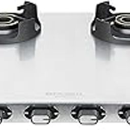 Faber Ember Stainless Steel Cooktop | 4 Brass Burners (Jumbo, 2Medium & Small |Manual Ignition | Diamond-Coated Pan Support |Cooktop Ember 4BB SS CI (4 Burner)-image-2
