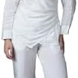 Women's Russian Silk White Co-ord Set-image-48