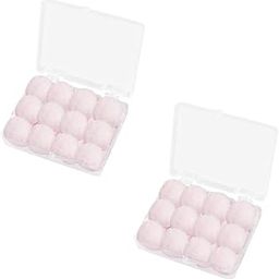 MAKINGTEC 24 Pairs Wax Ear Plugs for Sleeping, Noise Cancelling, Swimming - Reusable With Cotton Wool-image-5