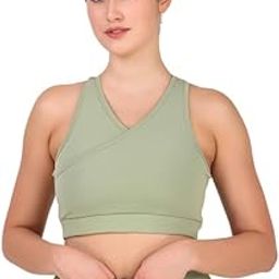 Polyester Lycra Women's Sports Bra | High Impact Cross Back Sports Bra | Double Layered Front Panel-image-9