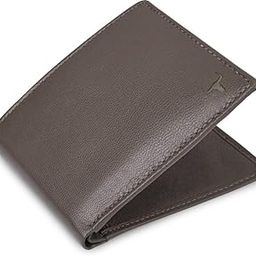 Genuine Leather Wallets for Men | RFID Protected Wallet | Pure Leather Purse | Credit/Debit Card Slots and Coin Pocket | 2 Currency Compartments Purse (Grey)-image-69