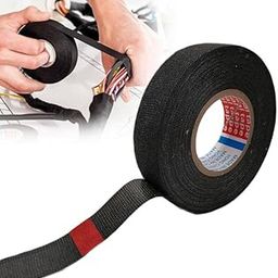 ZSIGNS Automotive Wiring Harness Cloth Tape Chemical Fiber Cloth High Temp Wire Harness Wrapping Tape for Auto Electrical Wrap, Protection, Insulation 19MM × 25M Pack of 1-image-48