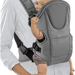 BABIES BLOOM Baby Carrier Bag for 0 to 18 Months Baby Carrier Cum Kangaroo Bag Lightweight & Travel Friendly Front and Back Carrier Position Padded Neck & Shoulder Support (Black)-image-15