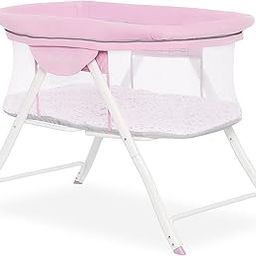 Dream On Me Poppy Traveler Portable Bassinet in Purple and Pink-17